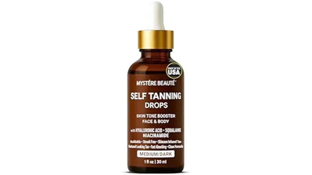 moisturizing facial and body tanning