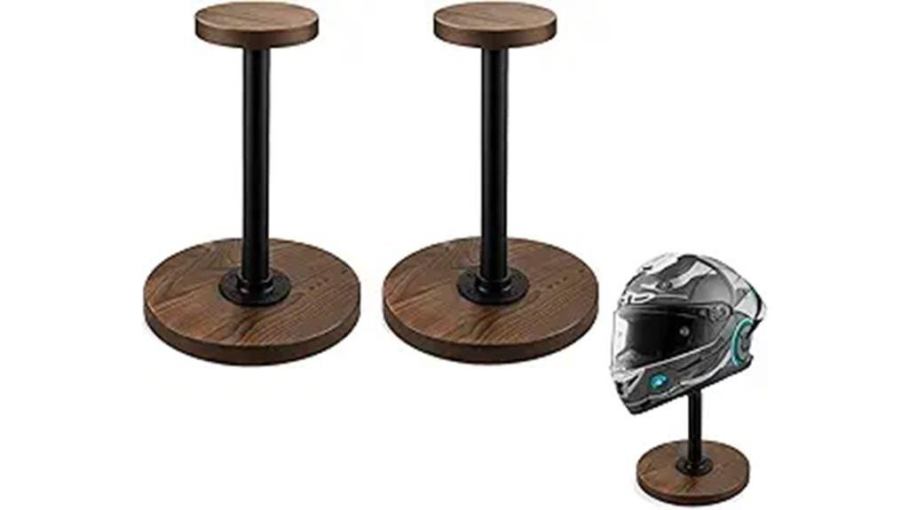 motorcycle helmet display set