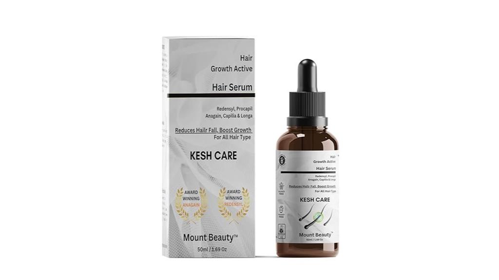 natural hair growth serum