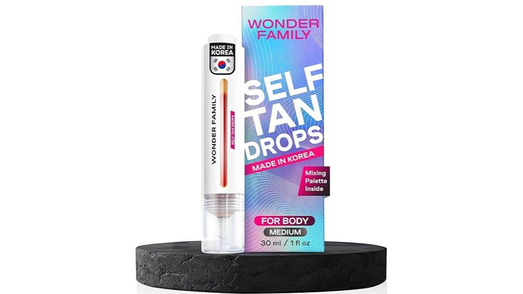 natural long lasting self tanner