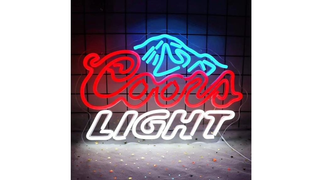 neon wall light sign