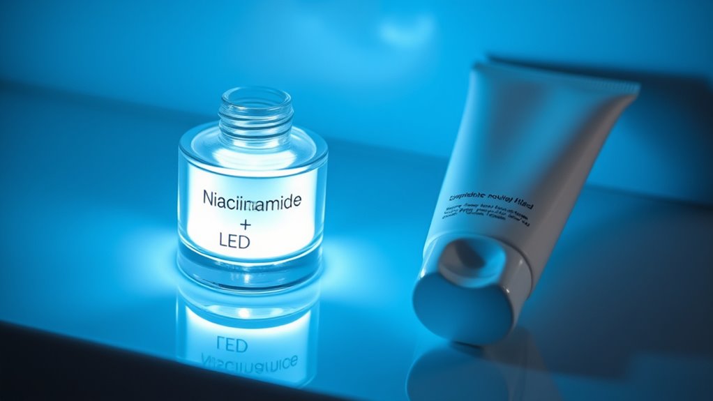 niacinamide enhances led therapy