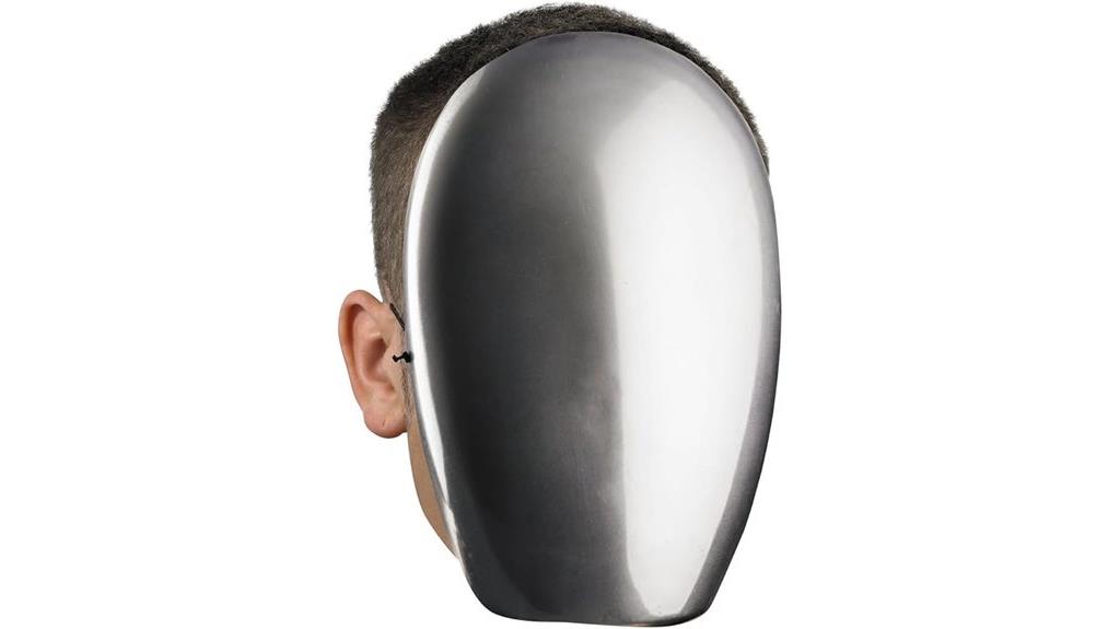 no face chrome mask