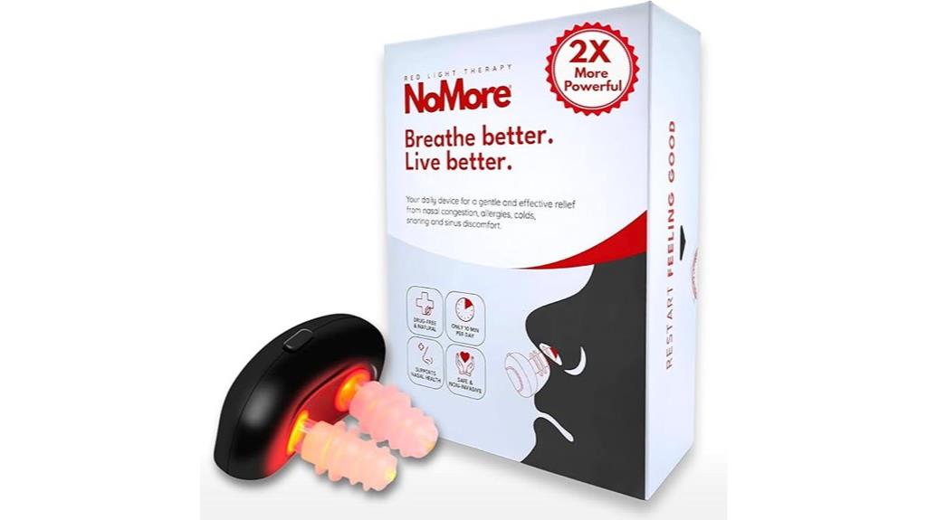 nose red light therapy