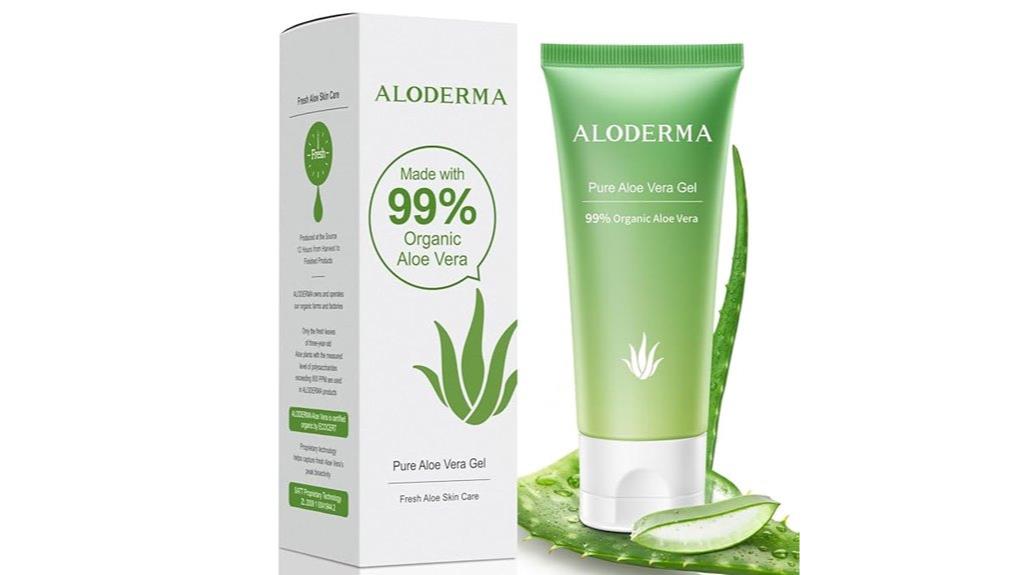 organic aloe vera gel