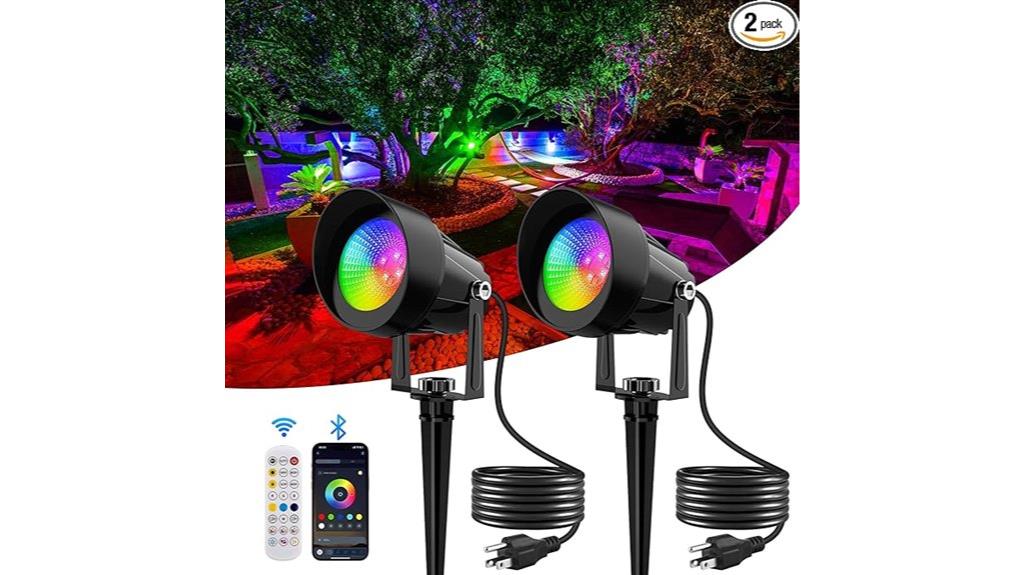 outdoor rgbw led spotlights