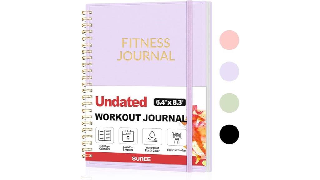 personalized fitness tracking journal