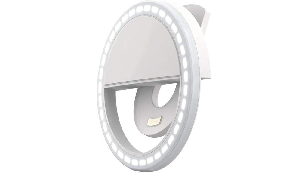 portable clip on ring light
