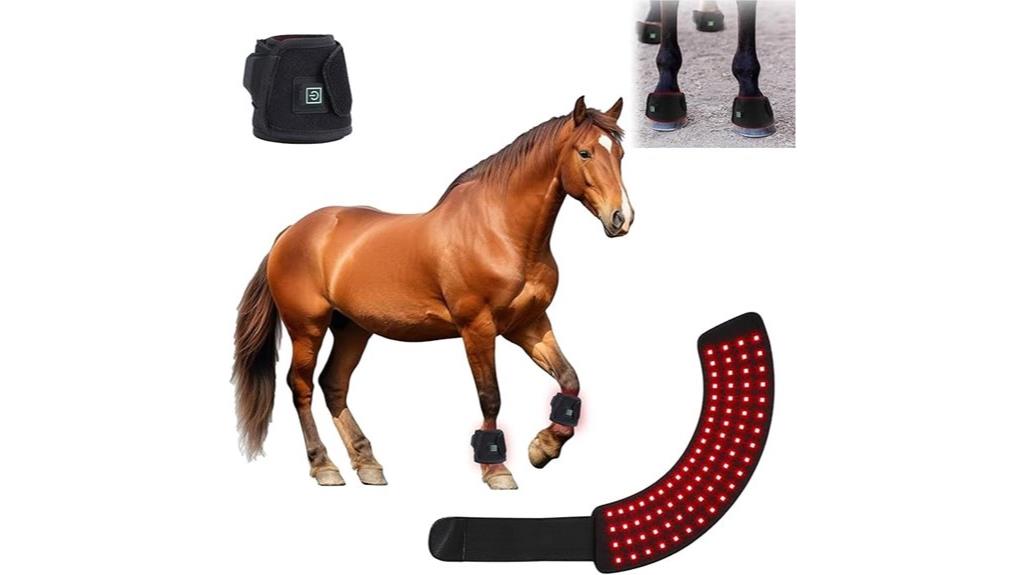 portable horse red light