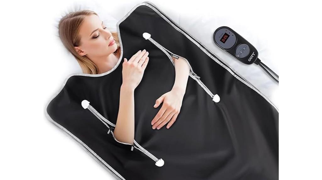 portable infrared sauna blanket