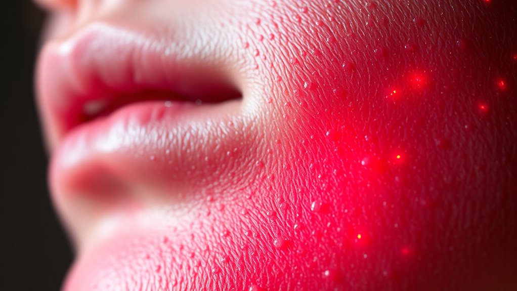 post exfoliation redness concerns