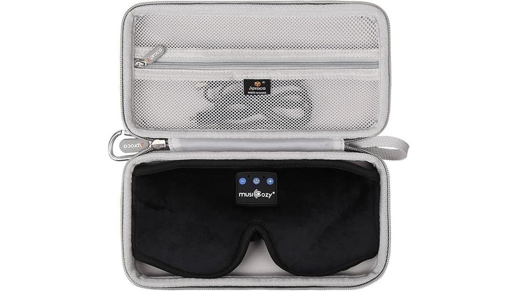 protective travel case for sleep headphones