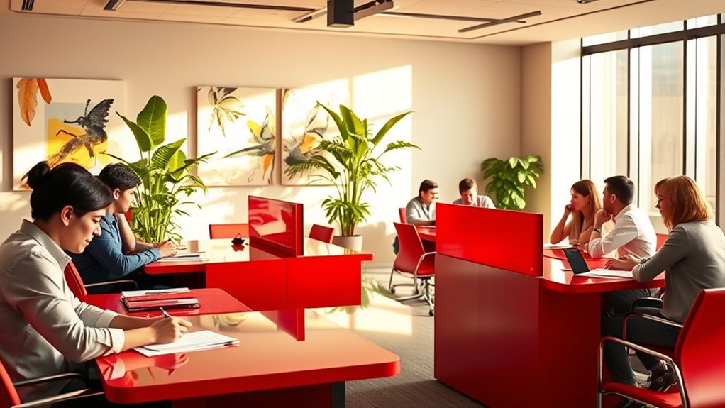 quick red panel inspirations