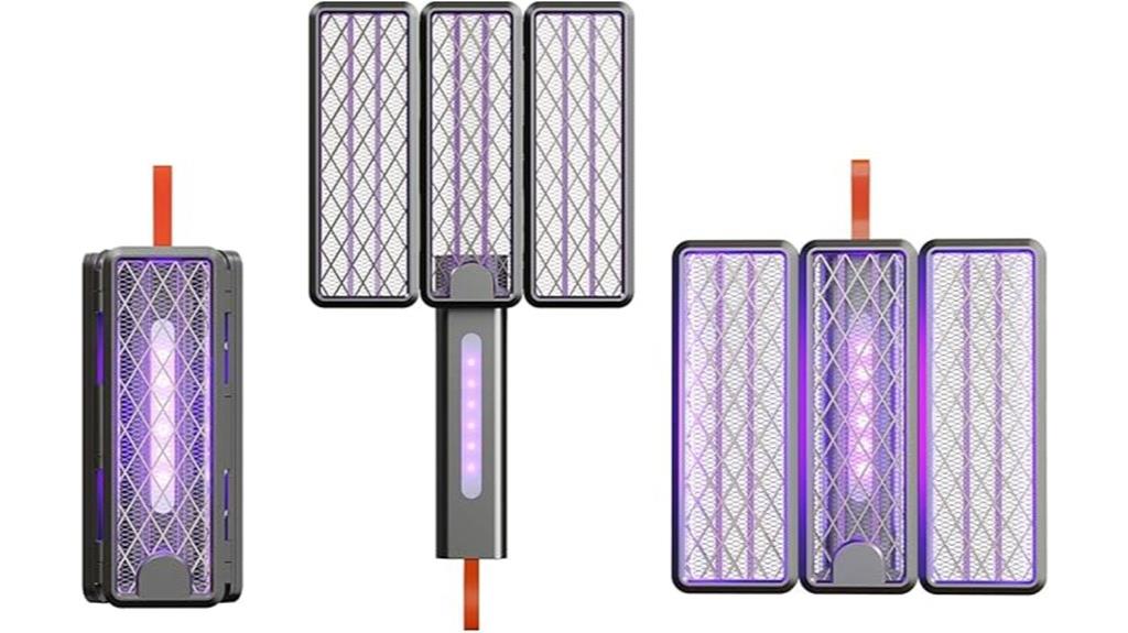 rechargeable bug zapper with violet light