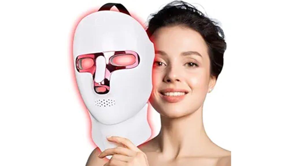 rechargeable led facial mask