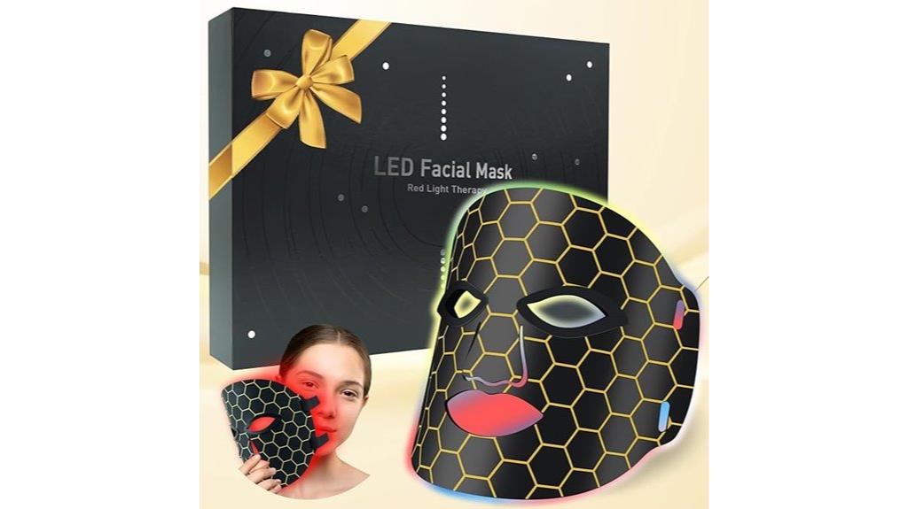 rechargeable portable led mask