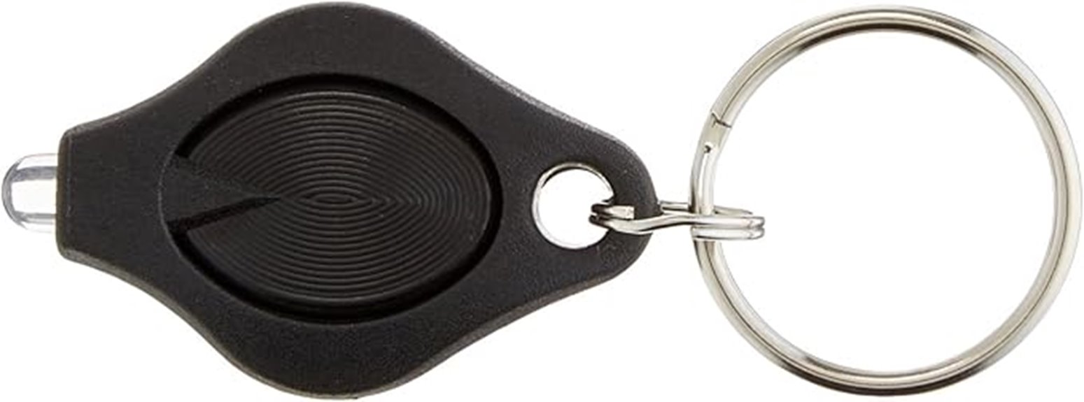 red beam micro keychain light