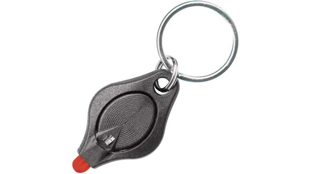 red beam micro light keychain