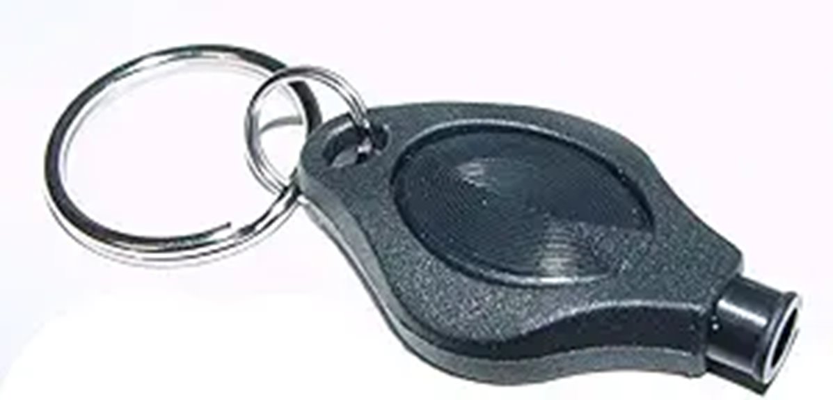 red beam micro light keychain