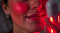 red cheeks light therapy