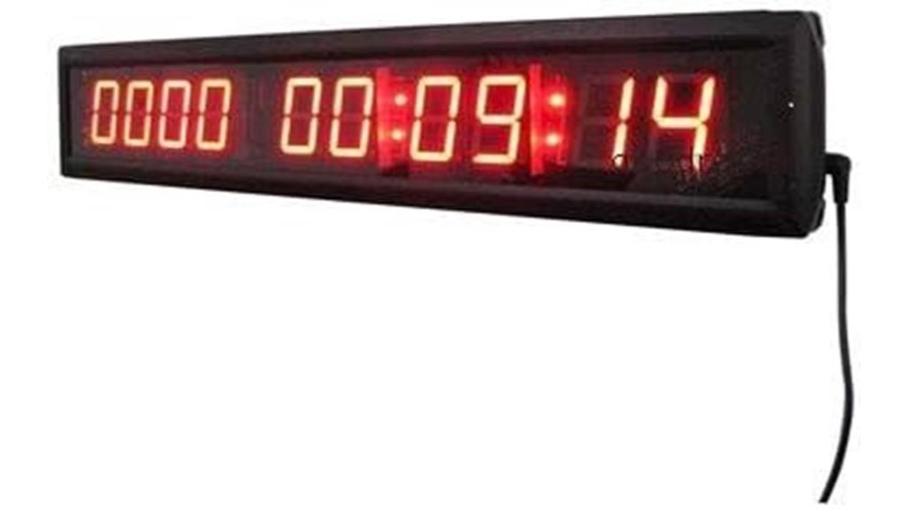 red led indoor countdown