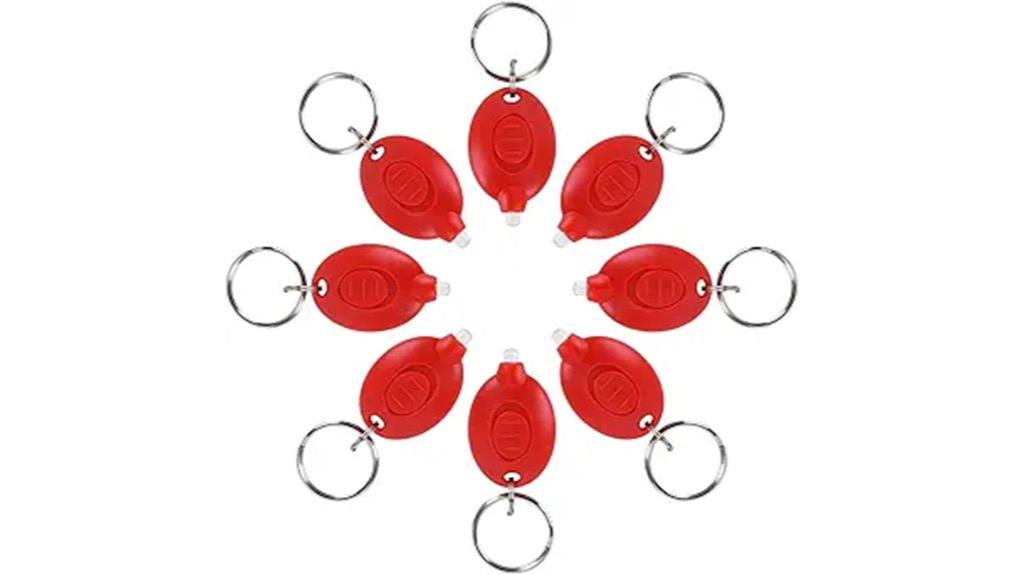 red led keychain lights
