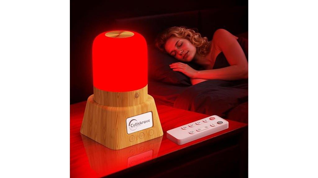 red led night light