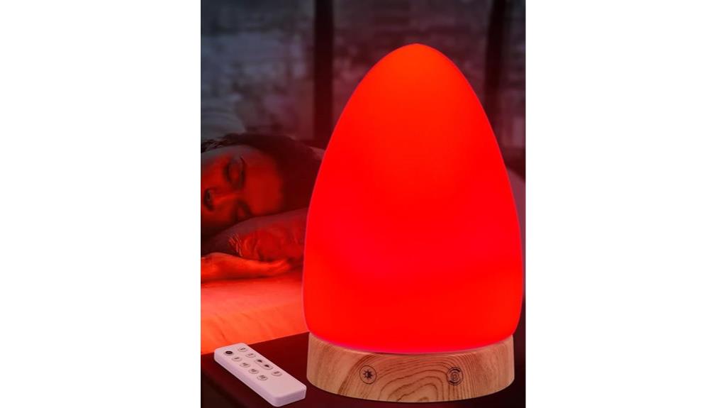 red led night light