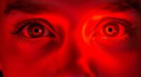 red light eye heat exposure