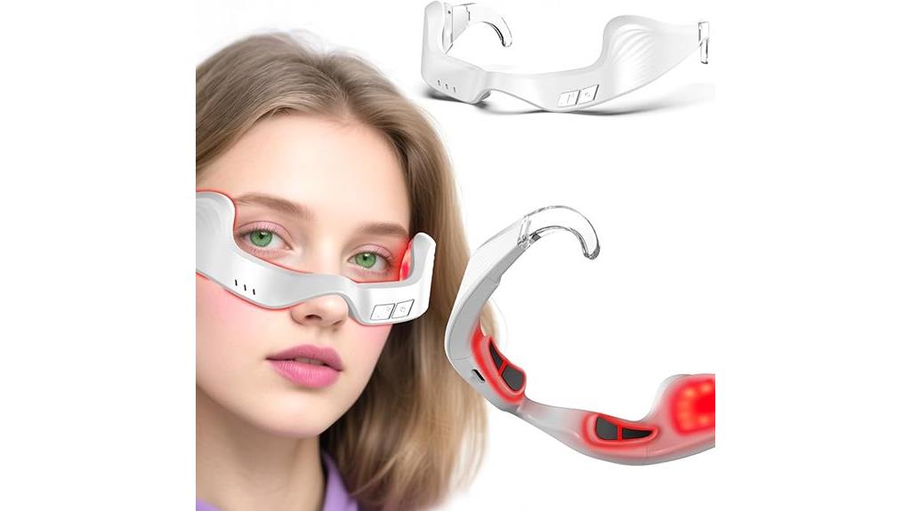 red light eye massager