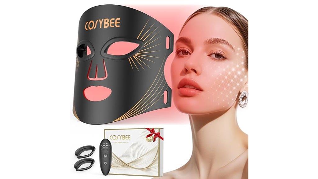 red light face mask