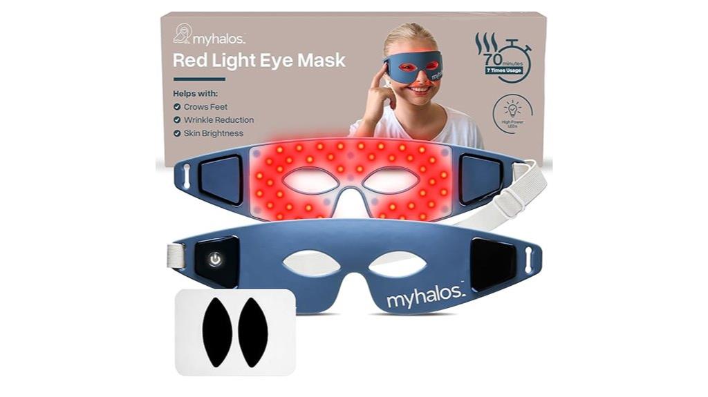 red light facial mask