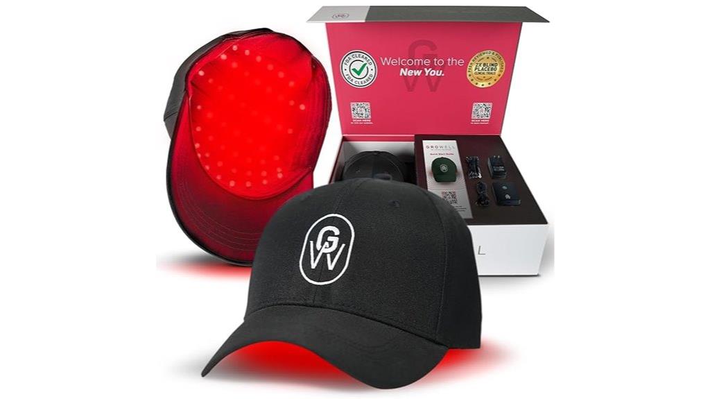 red light hair growth cap