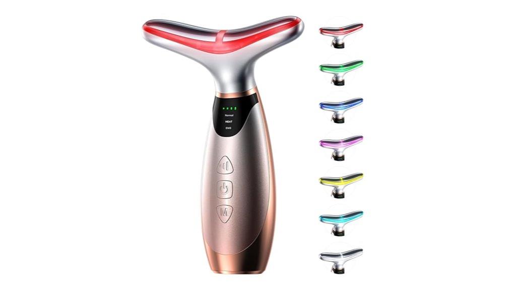red light heating massager