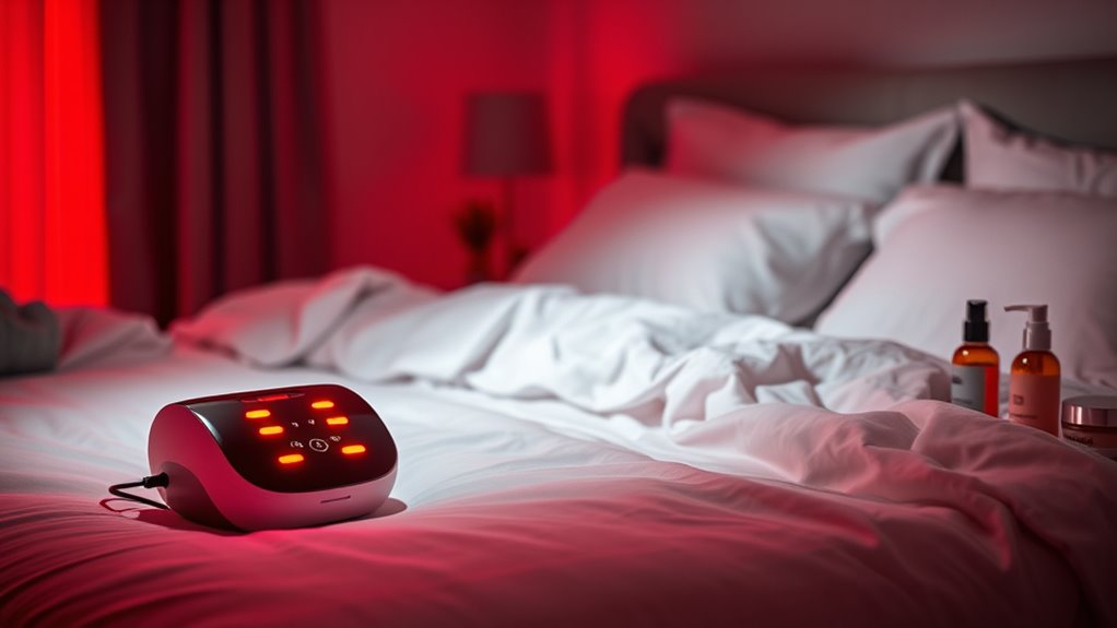 red light improves sleep