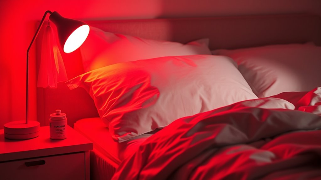 red light improves sleep