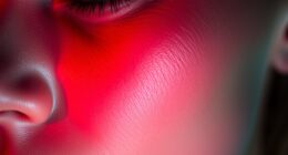 red light reduces fine lines
