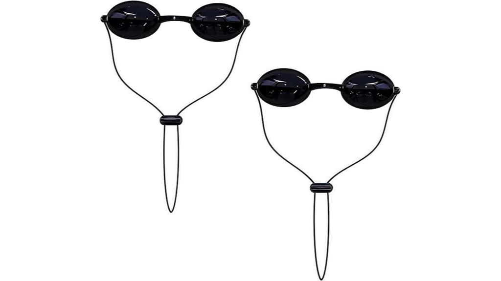 red light safety goggles