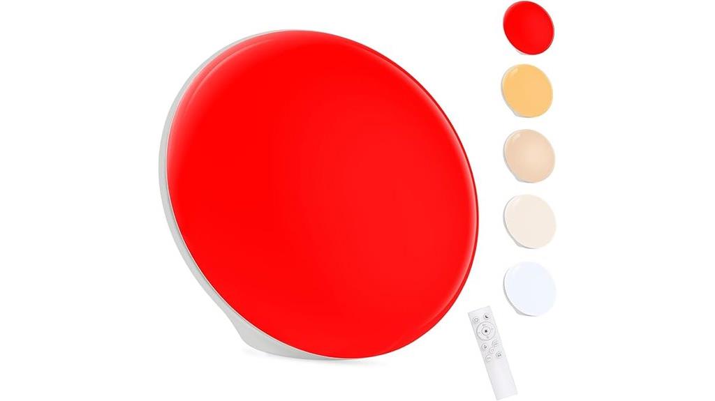 red light sleep lamp