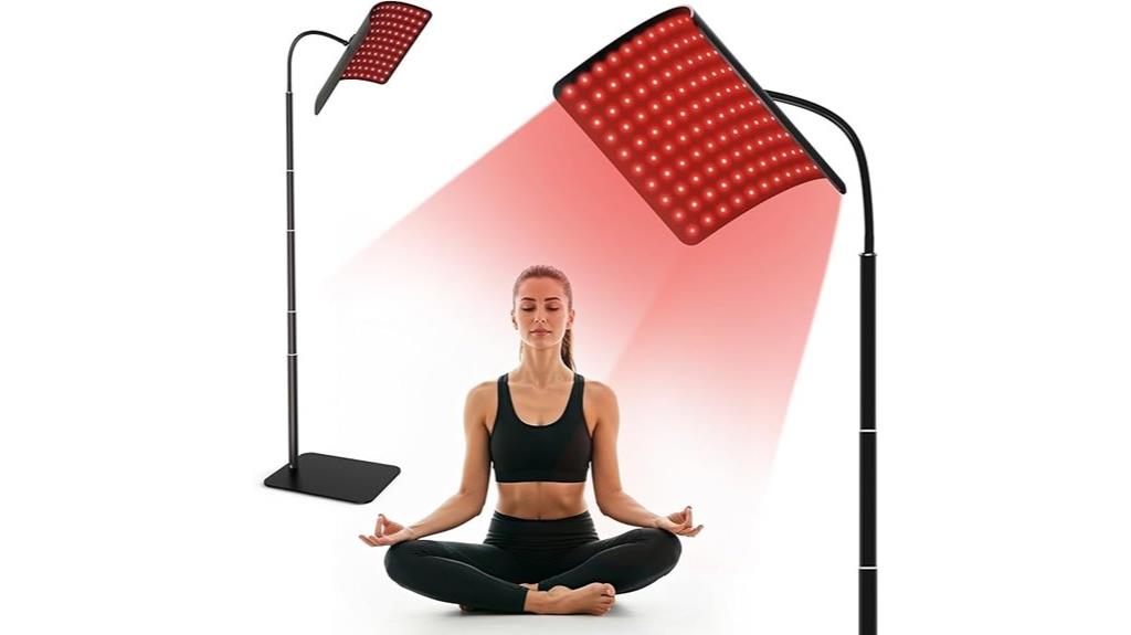 red light therapy lamp