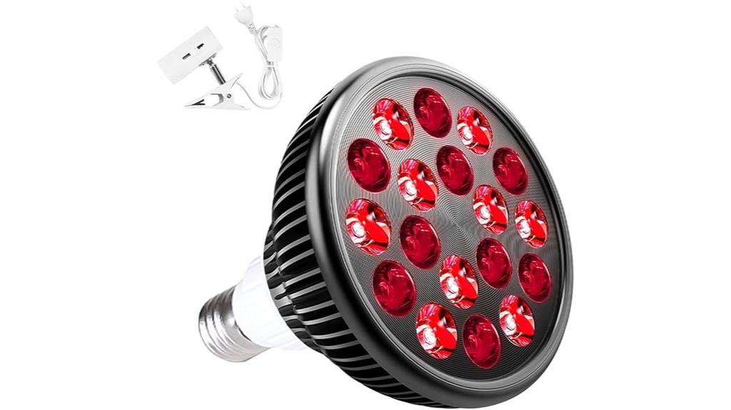 red light therapy lamp