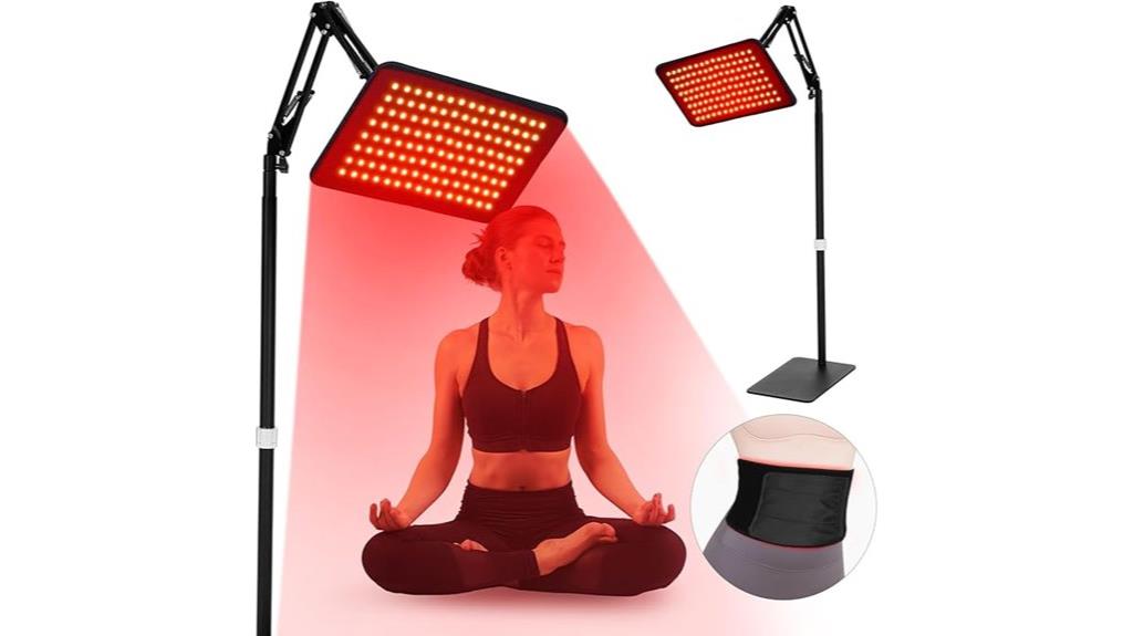 red light therapy lamp
