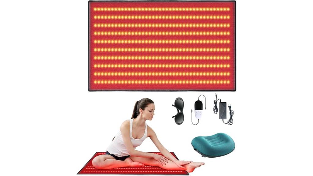 red light therapy mat