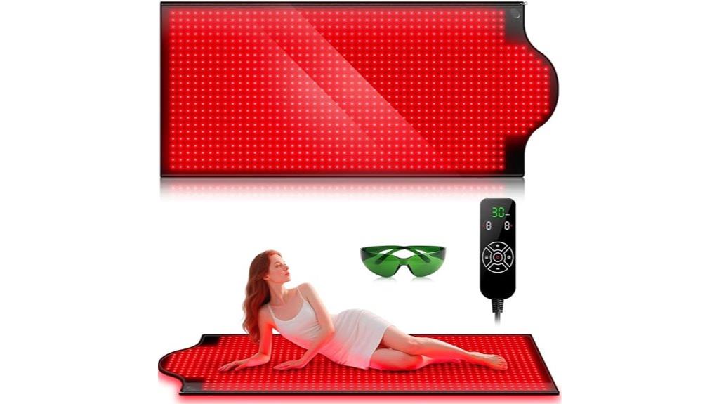 red light therapy mat