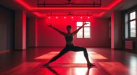 red light yoga trend