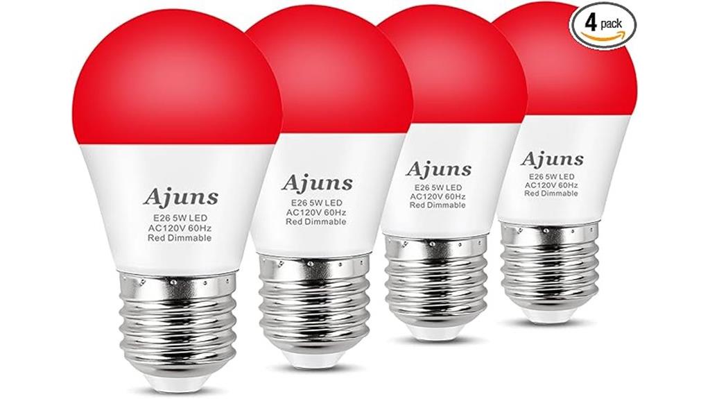 red sleep led bulb