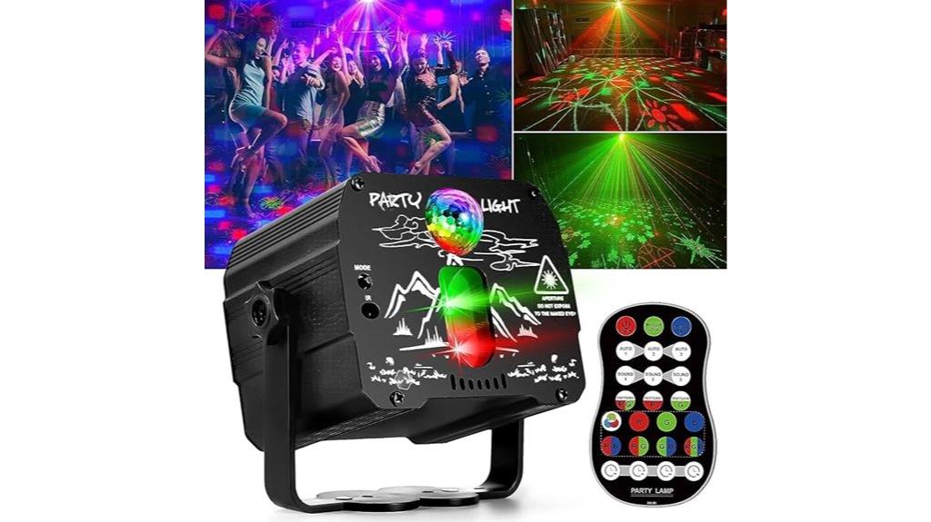 remote controlled mini disco light