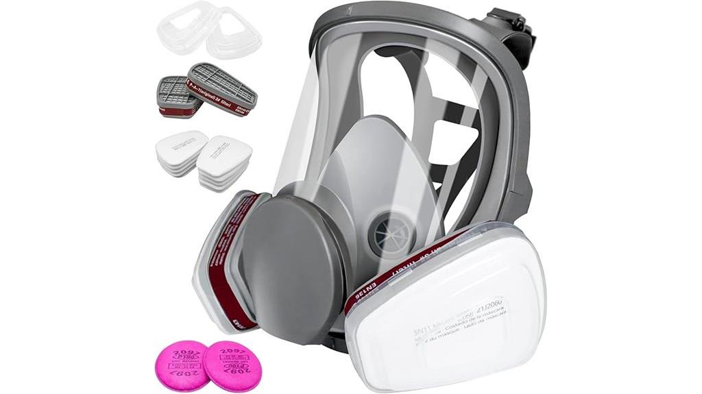reusable full face respirator
