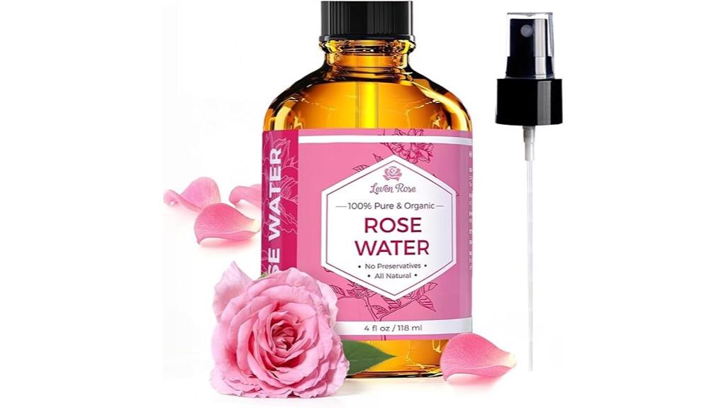 rose water facial spray