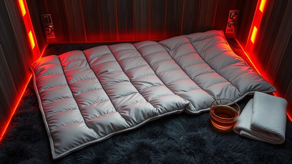 sauna blankets with red light